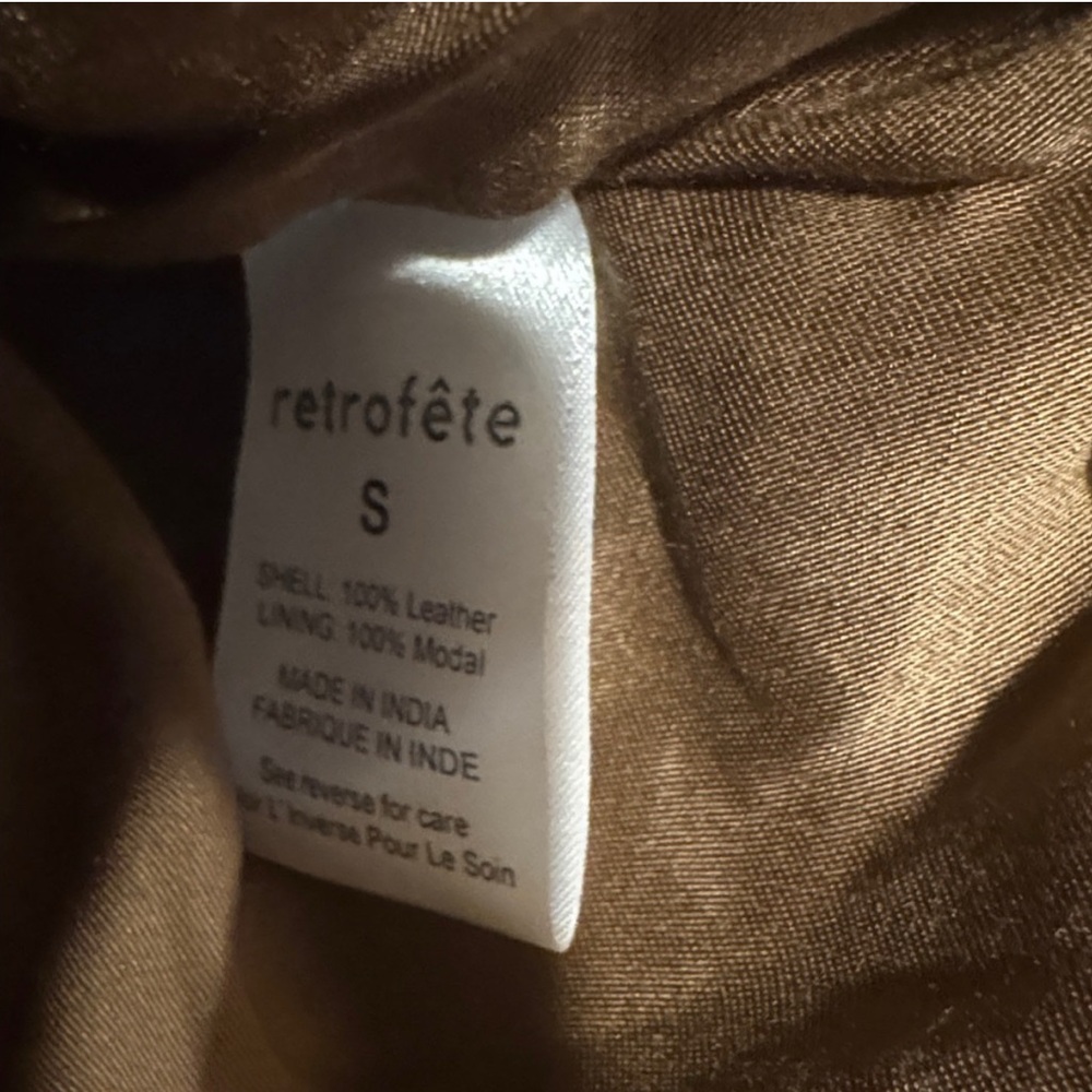 Retrofete Lo Leather Jacket - Picture 5 of 6